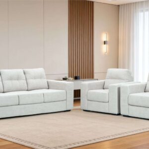 Kristina Fabric Sofa Set 3+1+1 Seater - Fabric